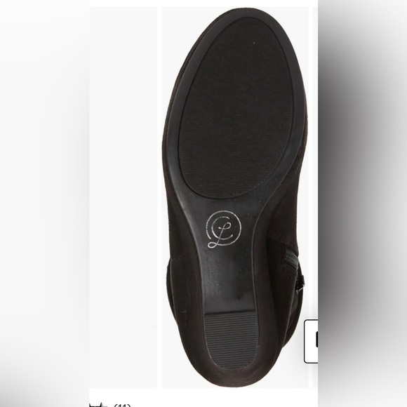 CHINESE LAUNDRY UMA OVER THE KNEE BOOTS BLACK SUEDE - Picture 5 of 8